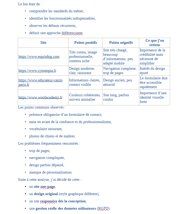 Benchmark concurrents